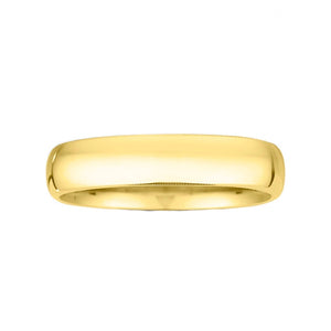 14k Gold 5MM High Dome Gents Wedding Band ZV1-5