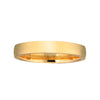 14K Gold 3MM Low Dome Gents Wedding Band ZV8-3